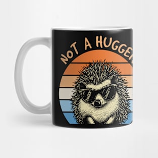 Quill Quest Not A Hugger Hedgehog Tee for Nature Aficionados Mug